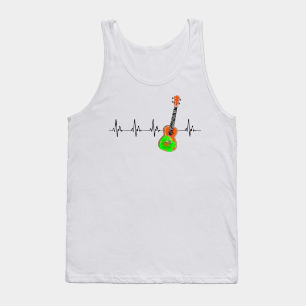 Love Playing Guitar Tank Top by macdonaldcreativestudios